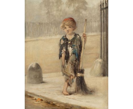 CHARLES SILLEM LIDDERDALE1831 St. Petersburg - 1895 LondonPAAR GEMÄLDE: 'NO PENNY', 'GOT A PENNY' Öl auf Leinwand. 25 x 20,5 