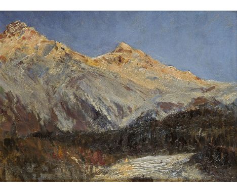 MAX FRIEDRICH RABES1868 Samter/Posen - 1944 WienST. MORITZ Öl auf Karton. 27 x 37 cm (R. 42 x 50 cm). Signiert unten rechts '