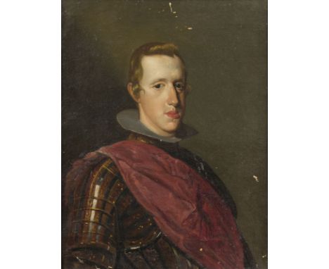DIEGO RODRIGUEZ DE SILVA Y VELAZQUEZ (NACHFOLGER DES 19. JH.)('Diego Velazquez')1599 Sevilla - 1660 MadridPORTRAIT DES PHILIP