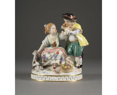 MICHEL VICTOR ACIER1736 Versailles - 1799 DresdenALLEGORIE - DER SOMMER Deutsch, Meissen, 1974 (Entwurf 1778) Porzellan, poly