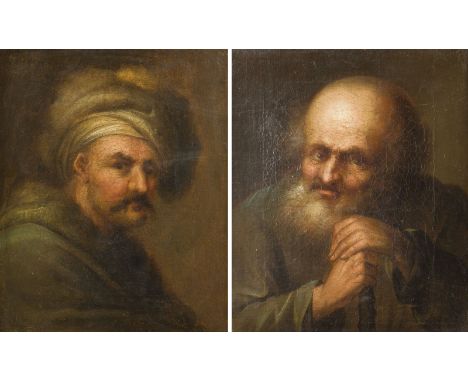 CHRISTIAN WILHELM ERNST DIETRICH, GEN. DIETRICY (ATTR.)1712 Weimar - 1774 DresdenEIN PAAR HERRENPORTRAITS Öl auf Leinwand (do