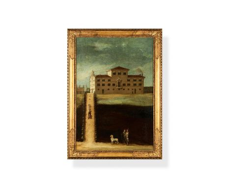 Neopolitan School (mid-18th century)Two architectural views of a villa in a landscapeOil on canvasEach 75 x 52cm (29½ x 20¼ i