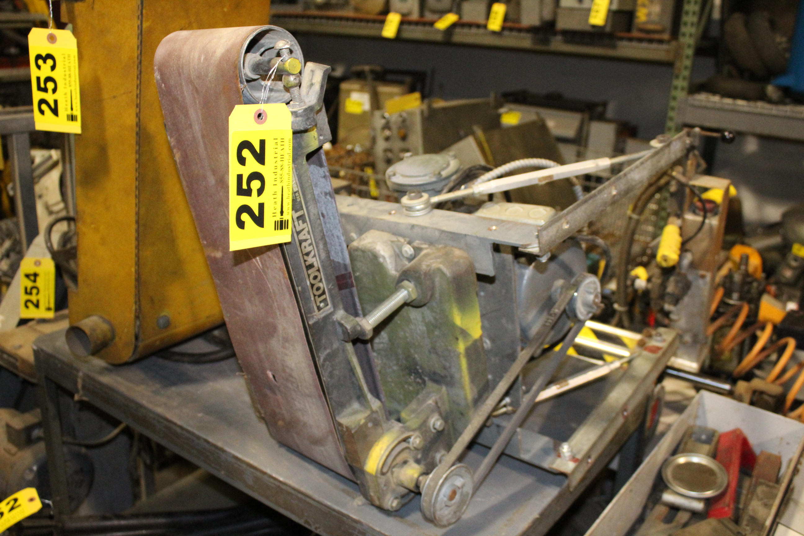 TOOLKRAFT MODEL 4340 6" BELT SANDER TABLETOP