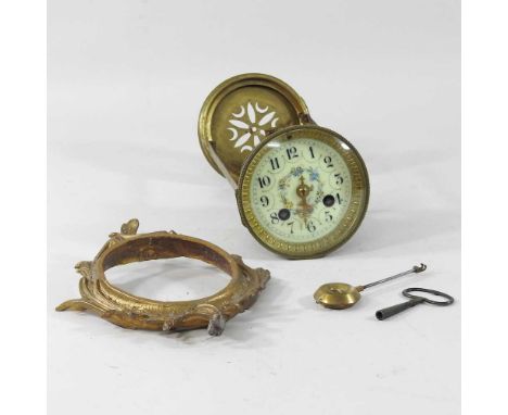 A 19th century French clock movement, by Japy CoDial 10cm diameter