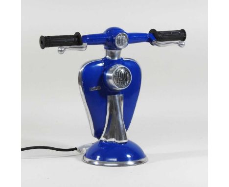 A modern novelty table lamp, in the form of a scooter26cm high