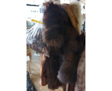 A mixed lot of assorted Vintage furs to include stoles, cut outs etc.