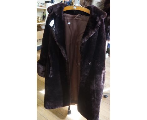A Vintage ladies fur coat.