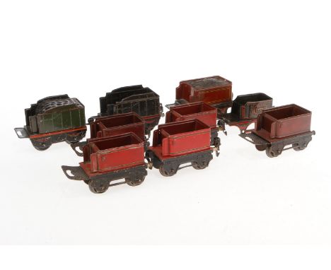 Konv. mit versch. Märklin Tendern, S 0, Z 4