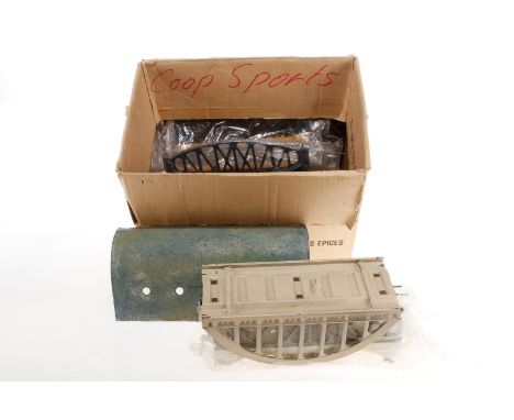 Konv. Eisenbahnzubehör, meist S 0, darunter Märklin Brückenteile, Z 4