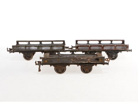 3 Bing Plattformwagen, S 1, uralt, CL, L 21, Z 4