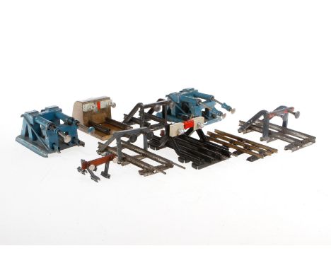 Konv. mit versch. Prellböcken, S 0, darunter Märklin, Z 4