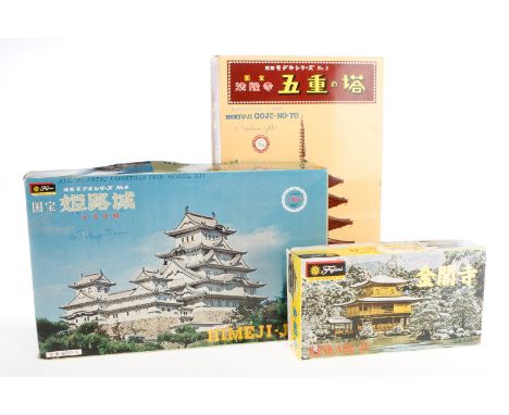 3 Fujimi Bausätze, Japan, S H0, wohl je komplett, Alterungsspuren, je im OK, Z 2-3