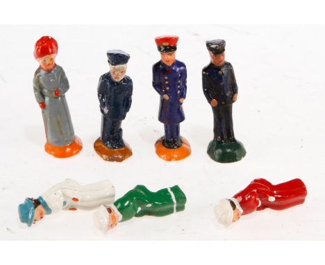 7 Replik Eisenbahnfiguren, S 0, Masse, HL