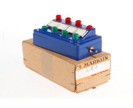 Märklin Schaltpult 476/4, S H0, L 7, OK, Z 1-2