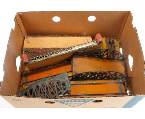 Konv. Brückenersatzteile, S 0 und 1, meist Bing und Märklin, Z 4