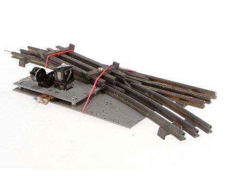 Liebmann Weiche und Schienenstück, S 0, elektr., Z 3