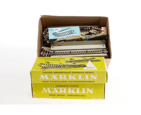 Konv. Märklin Schienenmaterial und Zubehör, S H0, Z 3