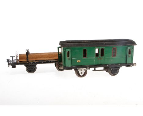 2 Märklin Wagen, S 1, ÜL und verändert, L 24