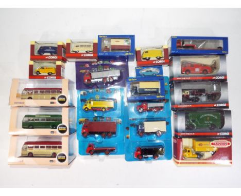 Base Toys, Oxford Omnibus and Corgi Trackside - 22 diecast vehicles in original window boxes and blister packs, includes 76 L
