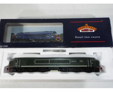 Bachmann - an OO gauge Class 44 Diesel DI locomotive 'Scafell Pike' BR green livery, # 32-650, mint in original window box