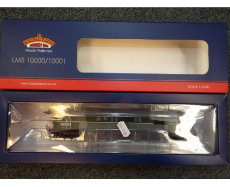 Bachmann - an OO gauge LMS diesel electric locomotive 10001 BR green eggshell, blue waistband # 31-997 mint in original windo