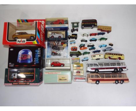 Corgi, Oxford Diecast and others - in excess of 30 diecast vehicles, predominantly unboxed includes Polistil MK1 Ford Fiesta,