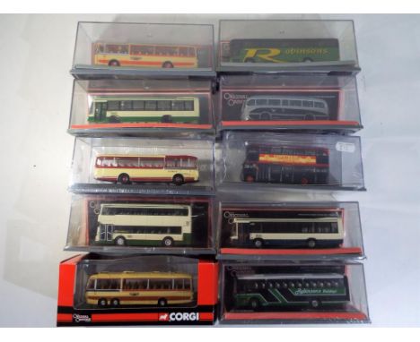 A collection of ten Corgi Original Omnibus vehicles, models appear m in e to m boxes. Estimate £30 - £50