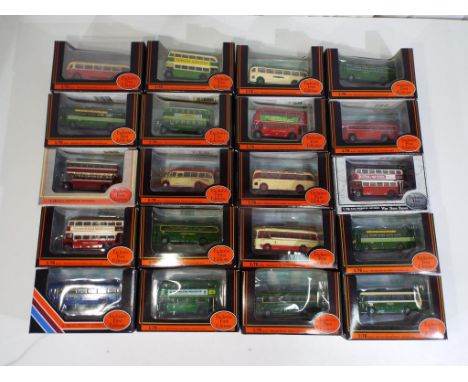 Exclusive First Editions (EFE) - a collection of twenty 1:76 scale diecast buses in original window boxes, includes  23202 AE