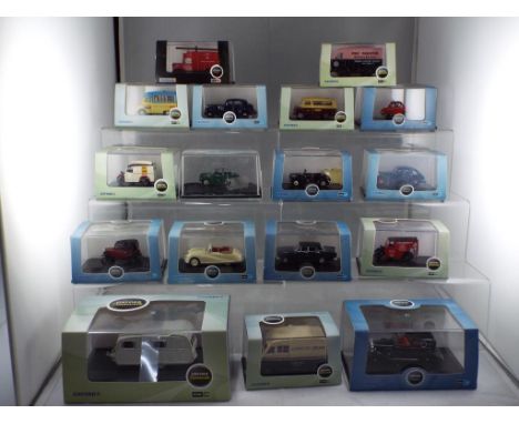 Oxford Diecast - a collection of seventeen diecast 1:76 scale vehicles, models appear mint in excellent to mint boxes with so