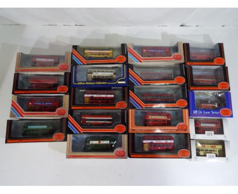 Exclusive First Editions (EFE) - a collection of nineteen 1:76 scale diecast buses in original window boxes, includes 28802A 