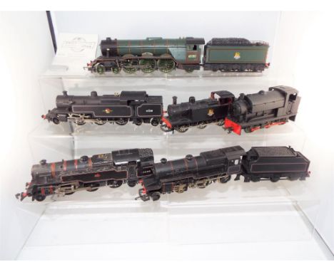 Model Railways - Hornby and Lima ,six OO gauge unboxed steam locos comprising a 4-6-2 Class A3 entitled Dick Turpin with sepa