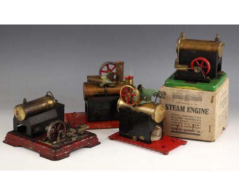 A Signalling Equipment Ltd [S.E.L.] Model 'Standard' No. 1540 live steam engine, the base 12.5cm wide, in original box, with 