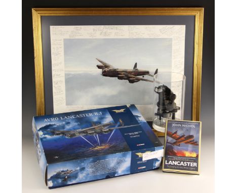 R.A.F./WORLD WAR II INTEREST:  An Air Ministry Astro Compass MkII numbered 6.A/1174 taken from an Avro Lancaster bomber, in c