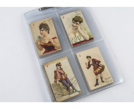 Foreign Cigarette Cards, Beauty, Moore & Calvi Beauties Playing Cards, Trumps Long Cut, part set (40/53), (clean cards genera
