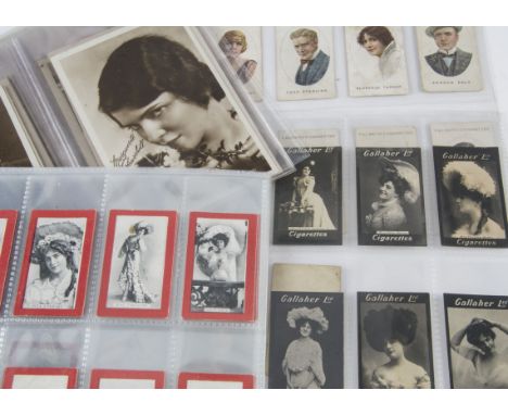 Cigarette Cards, Actors & Actresses, a variety of cards to include Smiths Cinema Stars (9), Gallaher Actors & Actresses (11),