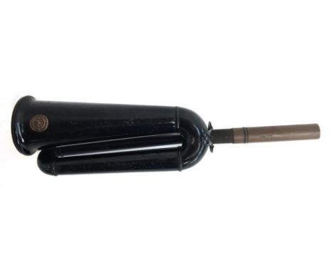 A Lucas King of the Road vintage black enamelled motor horn 