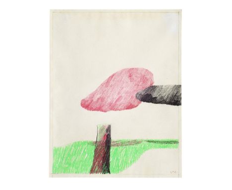 DAVID HOCKNEY (B. 1937)Study circa 1962-1965 signed coloured pencil and pencil on paper28.8 by 22.7 cm.11 5/16 by 8 15/16 in.