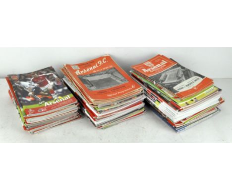 A collection of vintage Arsenal football programmes, dating from 1949/50 - 2020/21, including Specials, European, Cups, Leagu