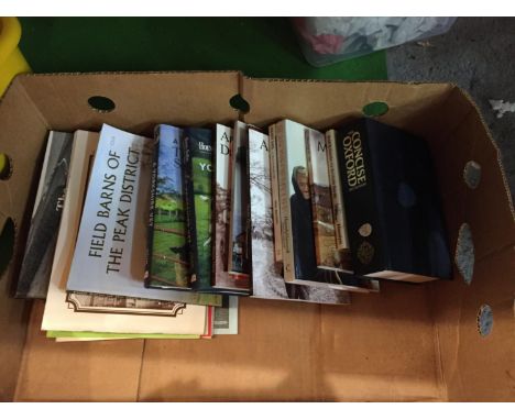 A SELECTION OF BOOKS TO INCLUDE 'THE FARMING JOKE BOOK', 'THE LIFE OF A YORKSHIRE VET' AND 'THE RSPB GUIDE TO BRITISH BIRDS' 