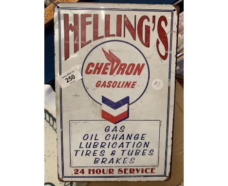 VINTAGE STYLE HELLINGS GARAGE MAN CAVE TIN METAL RETRO SIGN 20X30 CM 