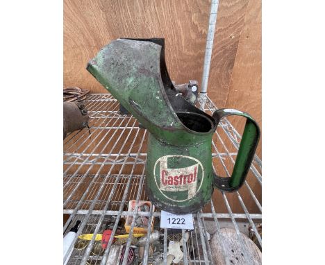 A VINTAGE CASTROL MOTOR OIL JUG 