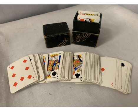 A VINTAGE BOXED SET OF PATIENCE CARDS 