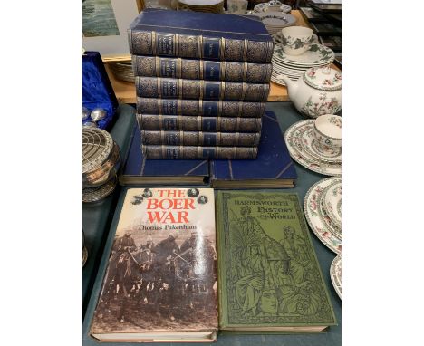 A COLLECTION OF CASSELLS HISTORY OF ENGLAND, PLUS TWO FURTHER HISTORY BOOKS, ONE BEING A FIRST EDITION 