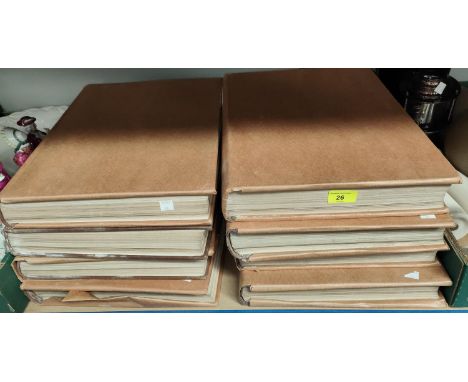 L'ILLUSTRATION, 8 half volumes, 1924-1927, colour plates etc (not collated - sold not subject to return) 