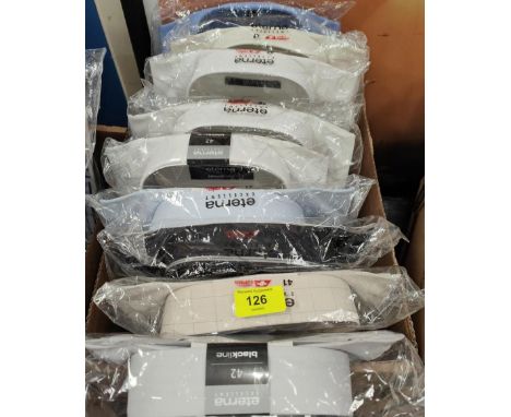 Ten gents' shirts by Eterna, as new in original packaging, size 16.5/42