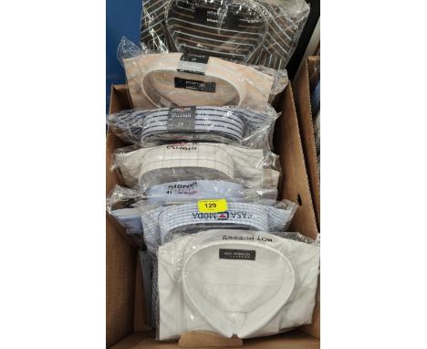 Eight gents' shirts by Eterna, as new in original packaging, size 16.5/42