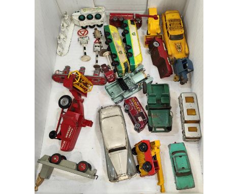 A selection of vintage diecast vehicles including Lesney, Dinky, Corgi etc&nbsp; 