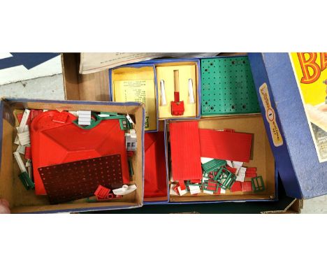 A selection of vintage Bayko some originally boxed; three sets of No. 2, a set of No. 1x a set of No. 1&nbsp; 