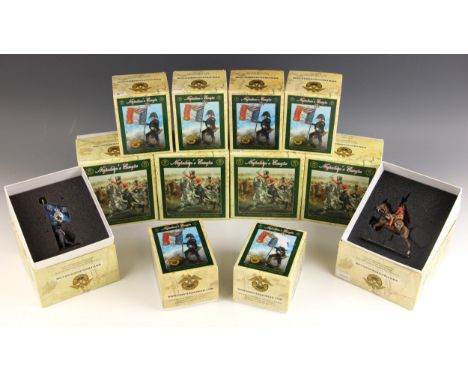Twelve First Legion ‘Napoleon’s Europe’ 54mm hand painted model soldiers, comprising set numbers NAP0108, NAP0115, NAP0116, N