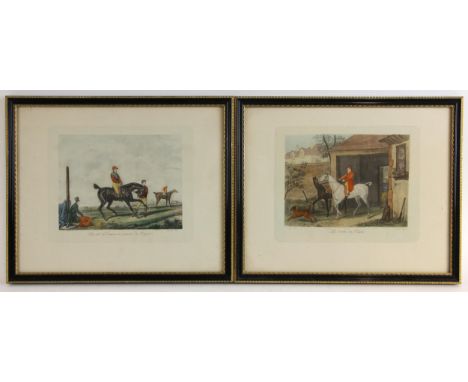 After Carle Vernet (French, 1758-1836),Seven hunting scenes,Engravings on paper by Jean Pierre Marie Jazet (French, 1788-1871